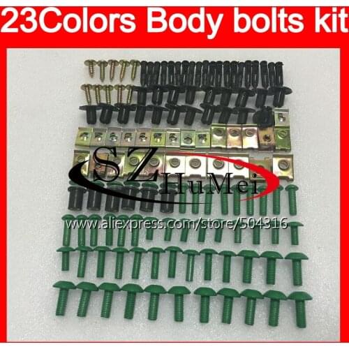 Fairing bolts full screw kit For HONDA CBR1100XX Blackbird CBR1100 XX 1996 1997 1998 1999 2000 2001 Windscreen bolt screws Nuts