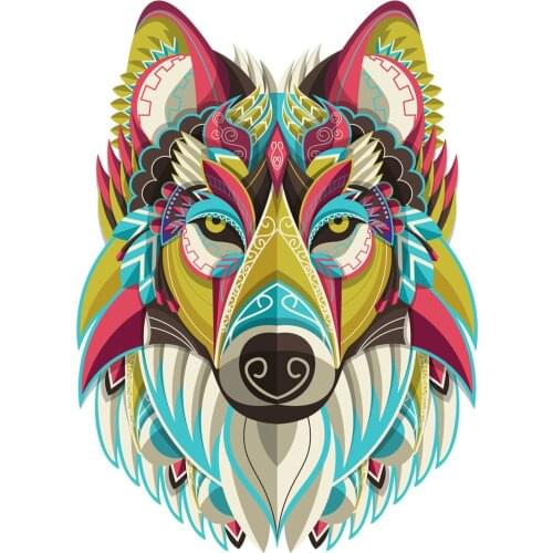 Wolf Shape DIY Paper Puzzle For Adults Children Paper Puzzles Animal Best Christmas Gift Jigsaw Puzzle For Kids