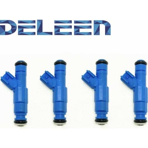 Deleen 4x High impedance Fuel Injector 0280158162 / FJ999 For Ford Car Accessories