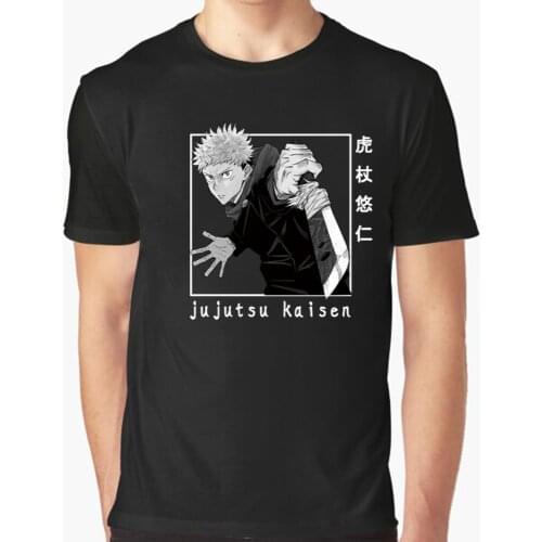 Anime Satoru Gojo Jujutsu Kaisen Tee Shirt Mens T-shirt Short Tops Male