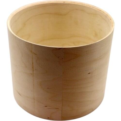 14Inch * 13Inch Birch Wood Drum Body Drum Shell with 45 Degree Bearing Edge Undrill No Holes 14 Inch Diameter 13 Inch Depth