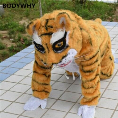 Tiger Mascot Costume Event Cheerleading Xmas Party Cosplay Animal Game Dress Public Welfare Activities Costumes Novelty Style