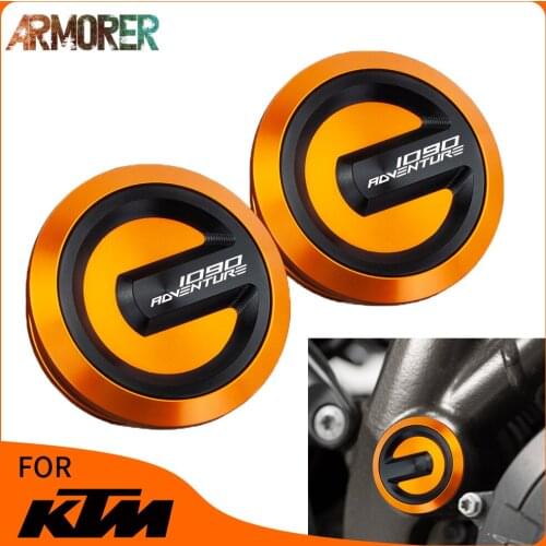 Motorcycle CNC Aluminum Frame Hole Cap Cover Plug Bolt Protector Accessories For 1090 adventure 1090adv 2017 2018 2019