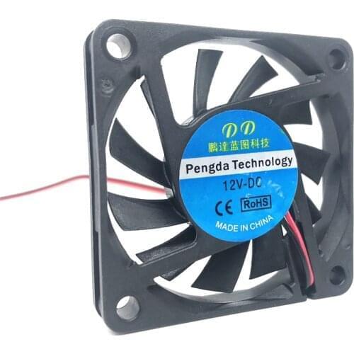 New Ball bearing Oil bearing 6010 60MM 60x60x10MM DC 5V 12V 24V Ultra-thin silence Graphics Card fan Cooling fan with 2pin