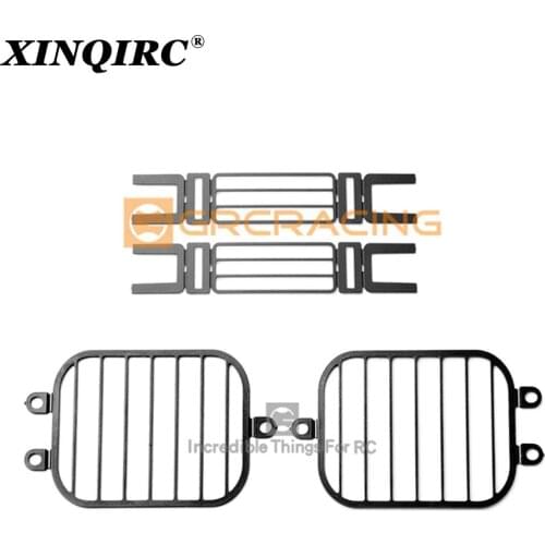 Metal headlamp protection cover, front lamp cover, tail lamp cover, for 1 / 10rc traxxas trx6 g63 trx4 G500 auto parts