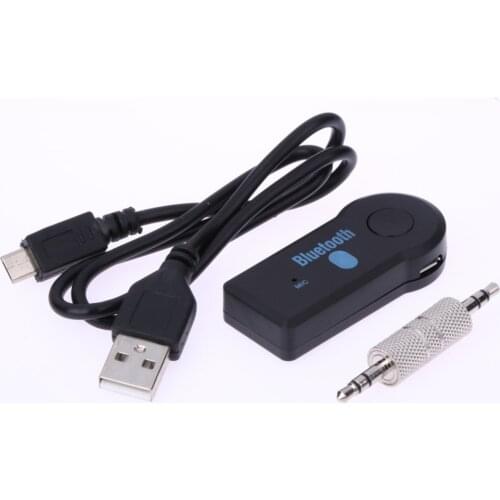 Mini 3.5mm Car Bluetooth Audio Music Receiver Adapter Auto AUX Streaming A2DP Bluetooth Car Kit for Speaker Headphone Smartphone