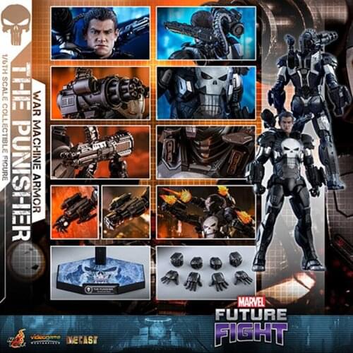 NEW 1/6 HT VGM33D28 Punisher War Machine Warframe Armored Die Casting Armored Soldier Future Technology In Stock