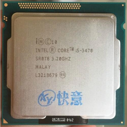 Lntel Core I5 3470 i5-3470 3.2GHz Quad-Core LGA 1155 L3 Cache 6MB Desktop CPU can work