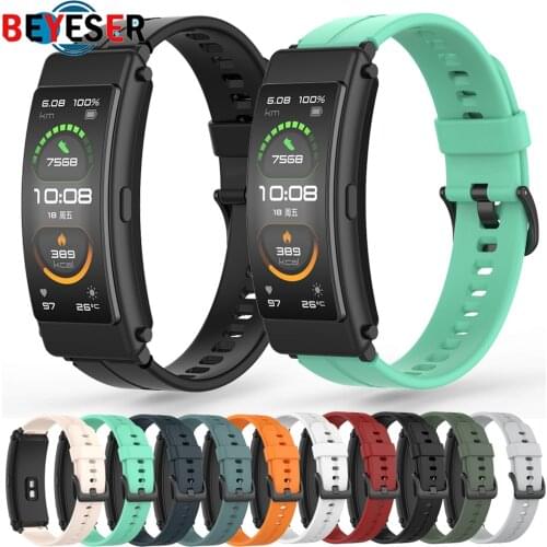 16mm watch strap for HUAWEI TalkBand B6 Wristband Replacement Silicone strap Bracelet For Huawei Talk Band B3 correa Accessories
