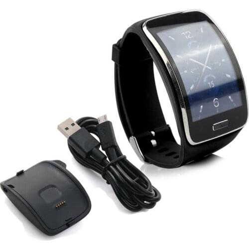 Silicone Watch Bands Strap Replacement For Samsung Galaxy Gear S SM R750 WatchBand with 1PCS Charger