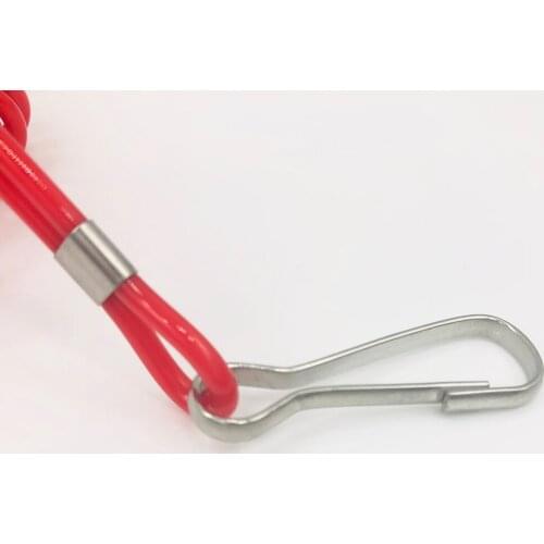 Universal Boat Engine Motor Cut-Off Switch & Safety Tether Lanyard Rope for Yamaha Outboard Motors ATV Bike - Red