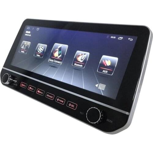 10.25 inch 2.5D screen Android 9.0 universal slim car dvd video radio player with good factory price match 9" 10" all frames