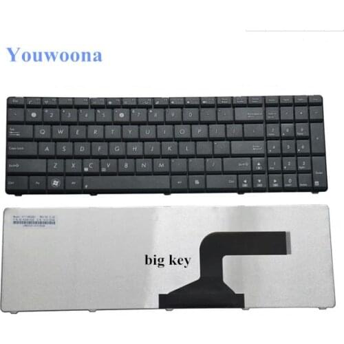 High Quality Replace Laptop Keyboard For ASUS X55 X55V X55VD N73S N73J P53S X53S X75V B53J U50 U53