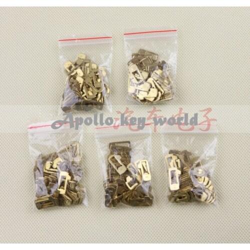 Repair Accessories HY16 Car Lock Reed Locking Plate For Hyundai Elantra Kia K2 K3 Forte Car Lock Reed Total 200PCS(5 models)
