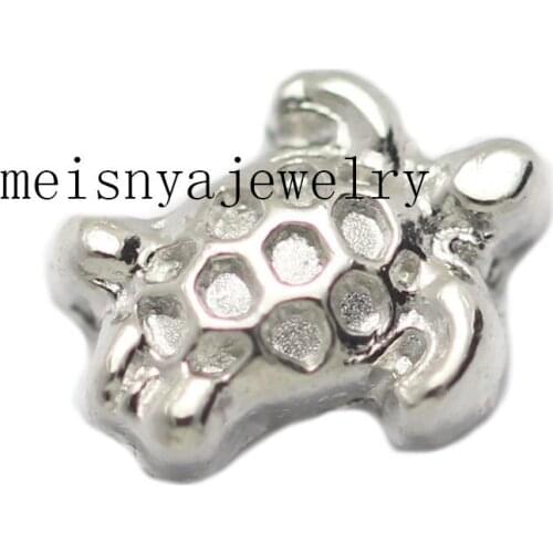 10pcs tortoise floating charms for glass locket Min amount $15 per order mixed items,FC-081