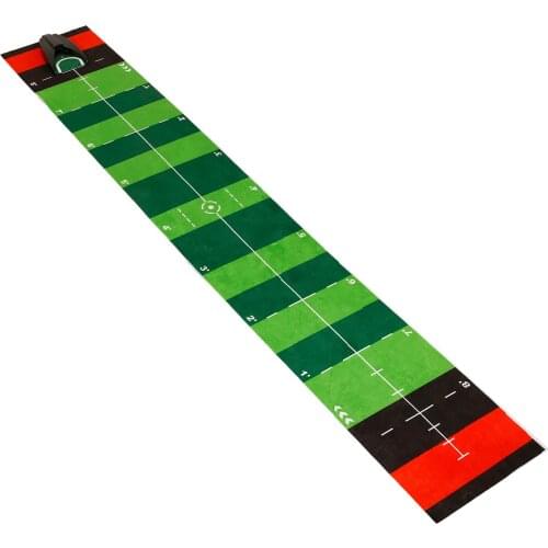 121 Inch Training Golf Carpet Mini Putting Ball Pad Practice Mat Durable Anti-Slip Practice Golf Putting Mat Indoor Outdoor