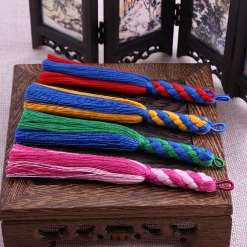 15pcs/lot Mix color Cotton Silk Tassel for Earrings Charm Pendant Satin Tassel Diy Jewelry Making Findings Material