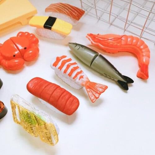 2020 Pretend Play Plastic Food Toy Cutting Miniature Sushi Food Pretend Play Children For Children
