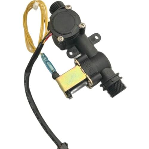 USN-HS21TX G1/2" Hall Water Flow Sensor 1-30L/min Flow Meter Flowmeter Combined with Solenoid Valve All in one Integrated