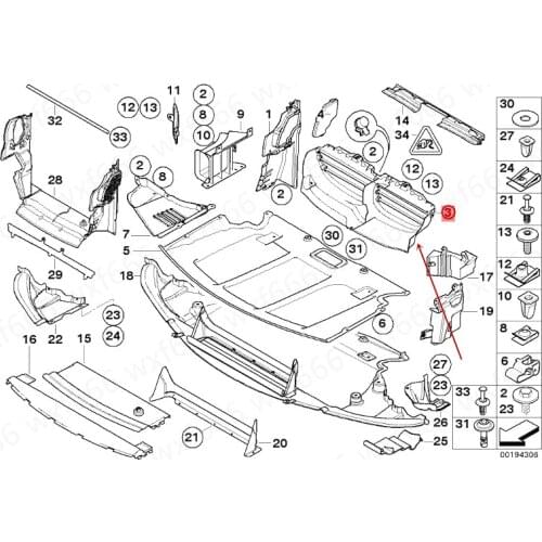 51717050537 Car Water tank inlet Blinds Suitable for E60b mw520 523 525 528 530 2004-2007 Windshield Intake grille