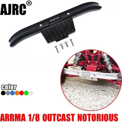 ARRMA 2019 new 1/8 NOTORIOUS 6S BLX OUTCAST 6S BLX-ARA106060 aluminum alloy front bumper AR320363
