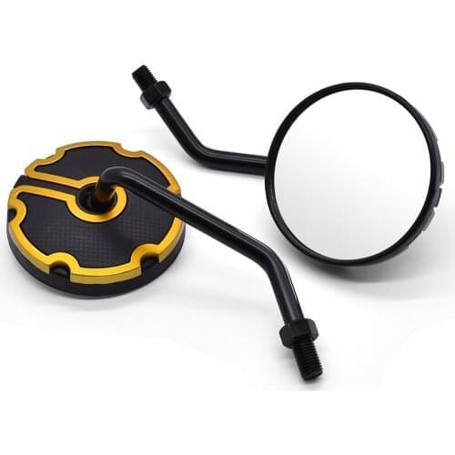 For YAMAHA FZ8 FZ6 XSR700 XSR900 XSR 900 XV950 XV 250 950 Motorcycle Mirror Side Mirrors Rear View Mirror Universal 8/10mm