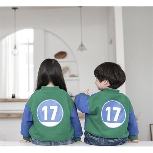 Baby Kids Hoodies Autumn Winter Thicken Casual Stitching Sweatshirts For Girls Boys Clothing Toddler Child Pullover 2 3 4 5 6 Y