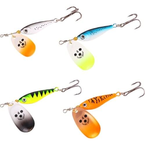 1PC 11g 15g 20g Long Cast Spinner Bait Fishing Lure Pesca Isca Artificial Metal Spinner Spoon Hard Wobbler With Treble Hook