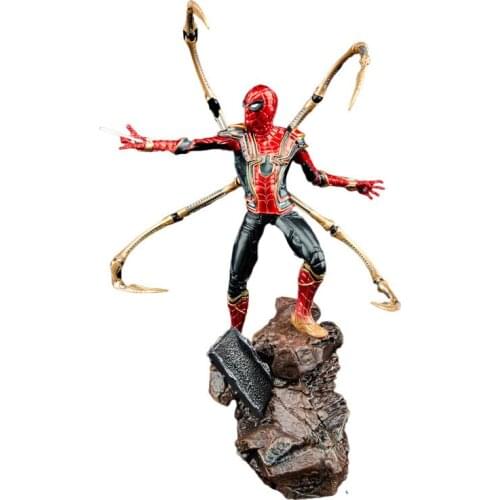 Avengers Spider-Man Marvel Legends Avengers Iron Spiderman Action Figure Pvc 23cm Figma Movie Model Collection Toys Boy Gift