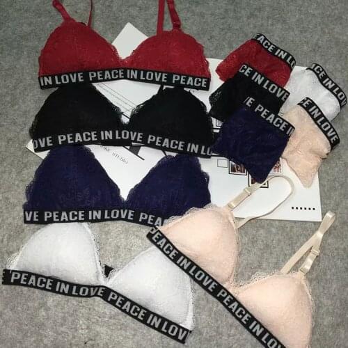 Summer New Women Bra Sexy Push Up Bras Set Lace Ultra Thin Bralette Fashion Lingerie Wireless Female Underwear Set BH