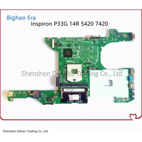 For DELL Inspiron P33G 14R 5420 7420 Laptop Motherboard DA0R08MB6E4 DA0R08MB6E2 With HM76 Chip 100% Fully Tested CN-0KD0CC KD0CC