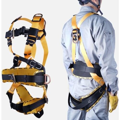 Multi Function Safety Harness for Fall Arrest Work Positioning Ladder Climbing Confined Space Entry and Retrieval Full Body Harn