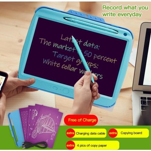 Rechargeable LCD Writing Tablet 9 Inch Handwriting Drawing Tablet with Stylus Lock Button for Copying Educational Learning