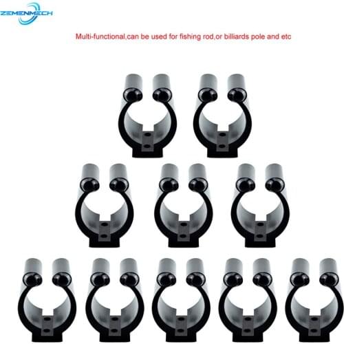 Fishing Tackle Nylon Portable Fishing Pole Clips Plastic Club Positioning Clamps Holder Accessories Wall Mounted Plastic Grips