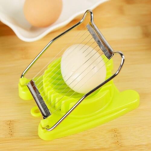 Egg Slicers Chopper Stainless Steel Fruit Cutter Egg Tools Manual Food Processors Kitchen Tools Gadgets Kitchen Accessories
