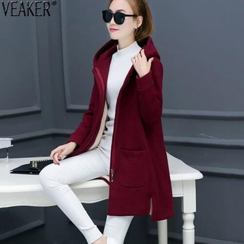 VEAKER Womens Long Hoodies