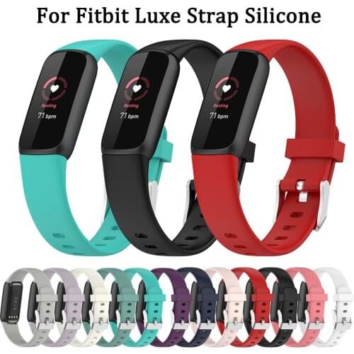 High Quality Watch Strap For Fitbit Luxe Bracelet Sport Watch Bands Silicone Wristband For Fitbit Luxe wristband Accessories