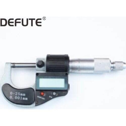 0.001mm Electronic Outside Micrometer 0-25mm Digital Micrometer Caliper Gauge Meter Micrometer Carbide Tip Measure Tools