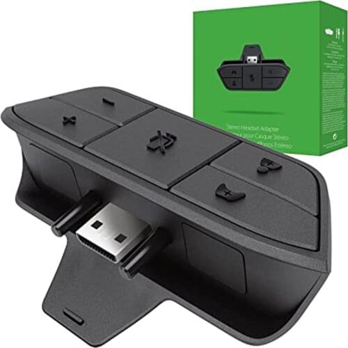 Stereo Headset Adapter Audio Headphone Support Mic 3.5mm Jack Converter For Xbox One Wireless Game Controller