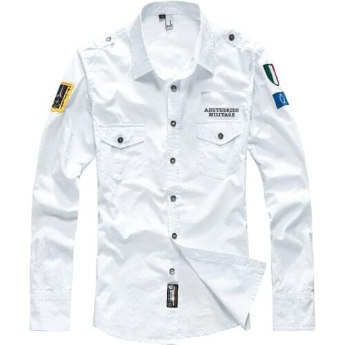 Мужские классические рубашки ASSTSERIES MILITARE China At AliExpress
