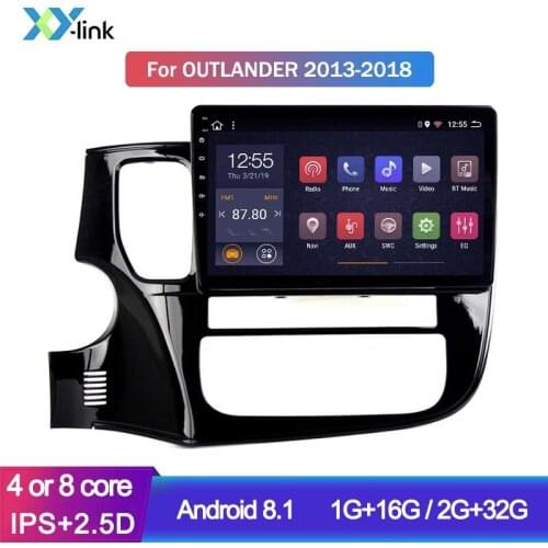 10.1 inch Android 8.1 car radio multimedia For Mitsubishi Outlander 2013-2018 GPS Navigation System accessories bt no 2 din dvd