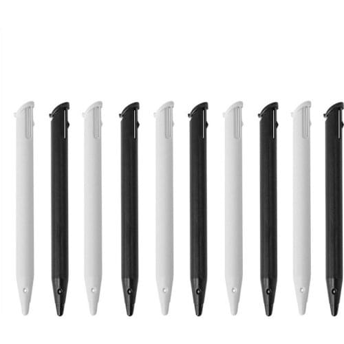Black White Plastic Stylus Pen Screen Touch Pen For Nintendo New 2DS XL LL NEW Vertion