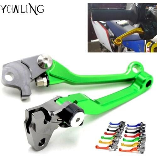 CNC Pit Dirt Bike Brake Clutch Lever Handle For Kawasaki KX450F KX 450F KX 450 F 2004 2005 2006 2007 2008 2009 2010 2011 2012