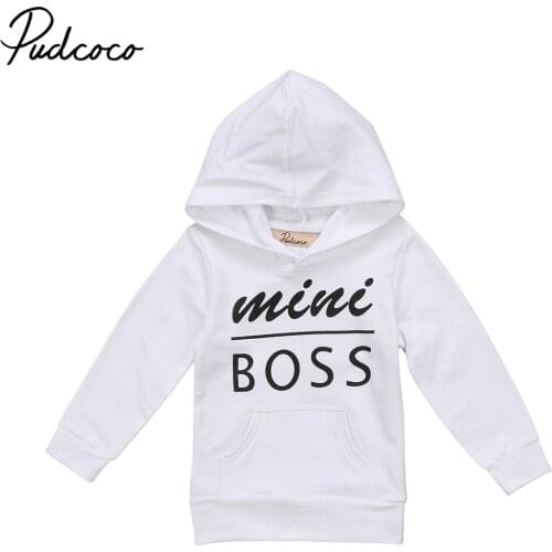Babies Letter Hooded Pocket T-shirt Casual Toddler Newborn Baby Boy Girl Hoodie Tops Hooded Sweatshirt Outdoor 0-5Y Clothing