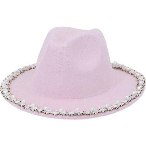 European US Woolen felt Hat Jazz Cap Trend Trilby Fedoras Panama cap chapeau with leather band for Men Women MZ32