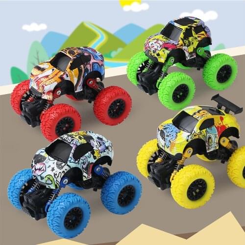 4 Colors Alloy Climbing Car with Pull Back Function Off-Road Toy Car Model Diecast Vehicle Educational Toys Boys Children Gift