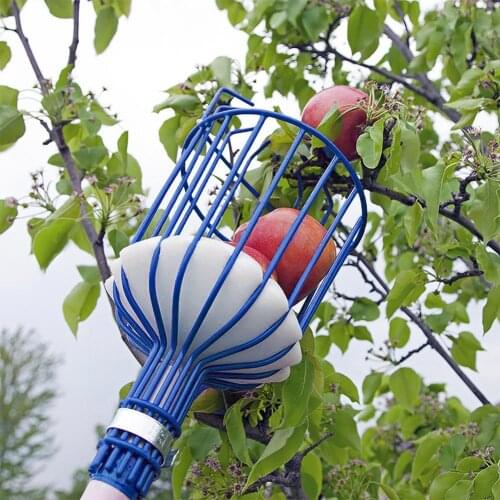 Farm Garden Tools Deep Basket Fruit Picker Head Convenient Fruit Picker Catcher Apple Peach Picking Farm Garden Picking Device