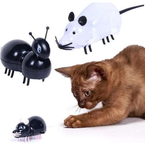 Cat Mouse Toy Interactive Electronic Rat Plastic Ant Kitten Playing Training Fun Scrach Automatic Movement Electric Mice Toys
