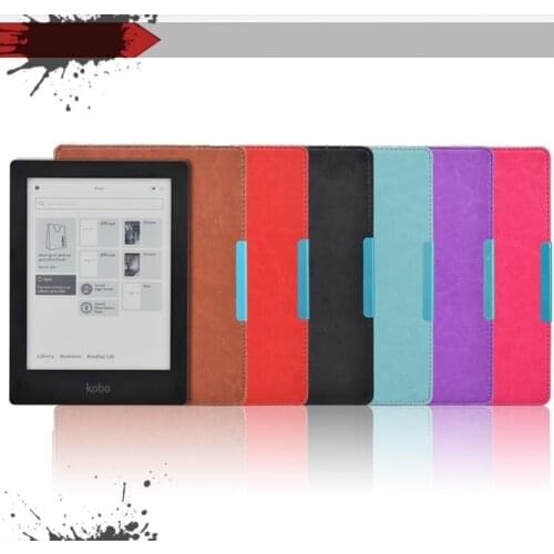 Leather case for Kobo Aura HD 6.8 inch Flip Leather Protective PU Leather Cover Case