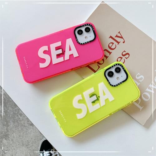 Cool Fashion Tides Brand Full Protective Phone Case for IPhone 12 11 Pro X XR XS MAX 7 8 Plus SE2020 Soft Back Cover Funda Coque